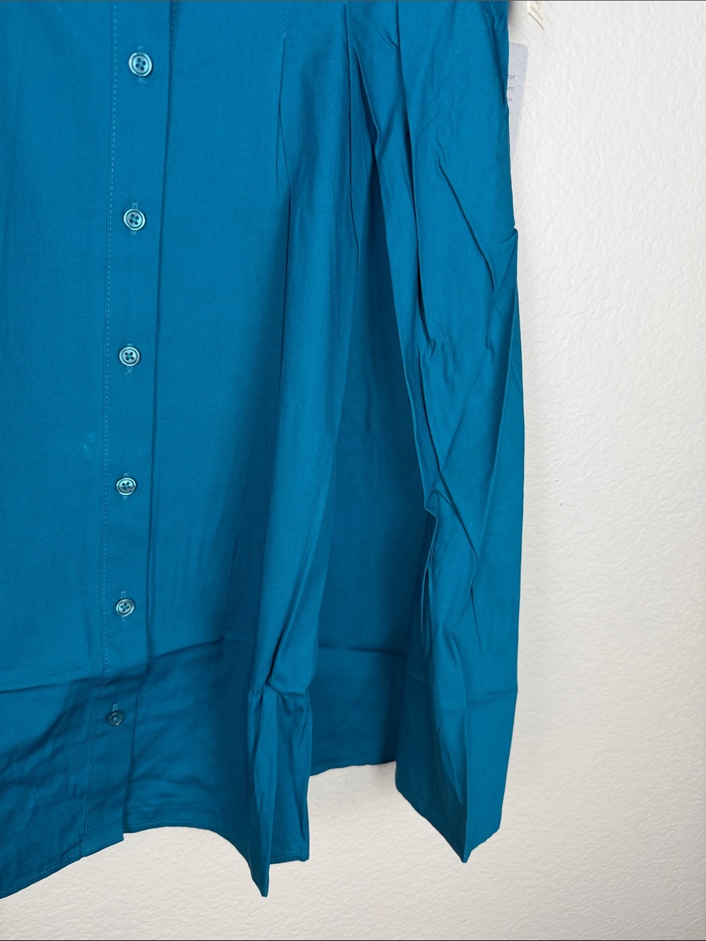 Eliza J teal button front dress - Picture 5 of 7